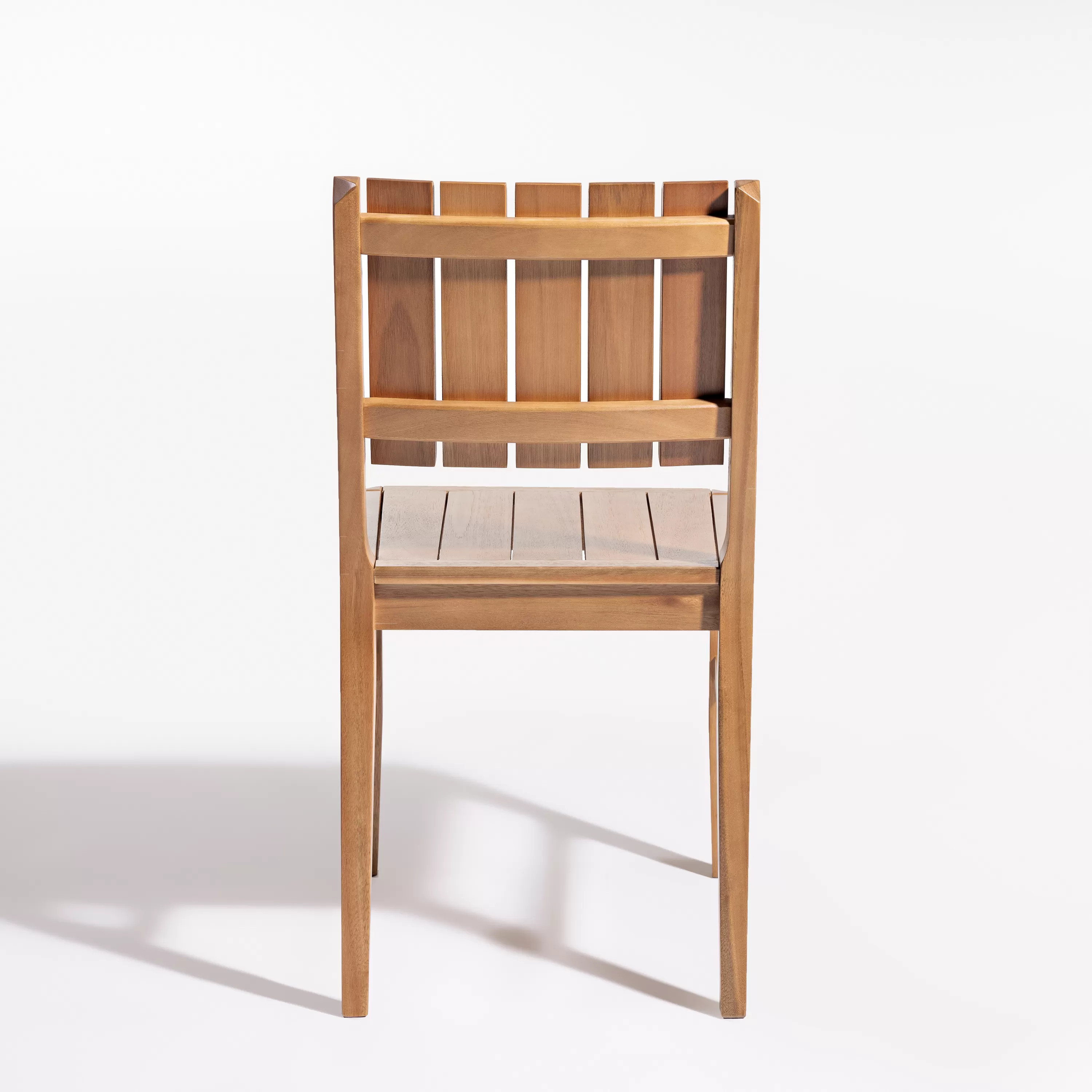 Cadeira Angra para Área Gourmet em Madeira e assento em madeira | Acabamento em Verniz - Espaço Casa e Jardim