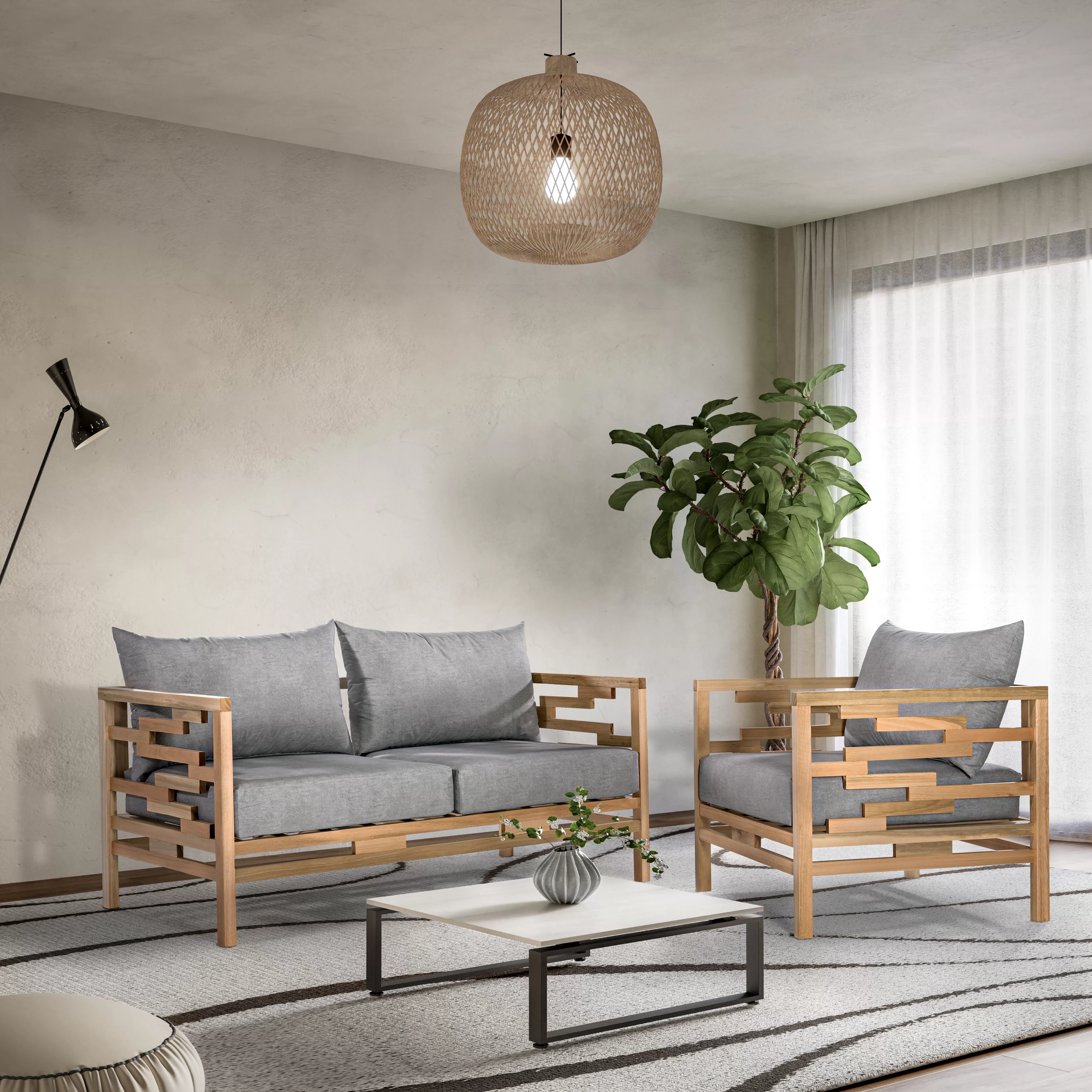 Cadeira para Área Gourmet em Madeira Indiana | Acabamento em Verniz *estofada - Espaço Casa e Jardim