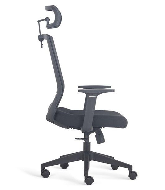 Cadeira para Escritório VOLT - Assento Estofado, Base Giratória *com encosto de cabeça