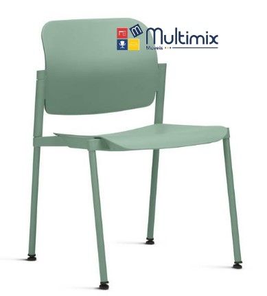 Cadeira Leaf Fixa I Sem braço