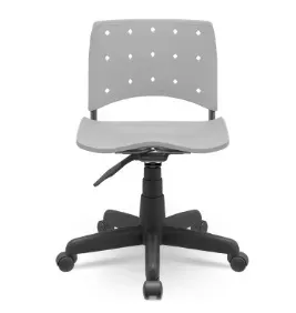 Cadeira Ergoplax Mais Secretária giratória | Sem braços - Assento Polipropileno