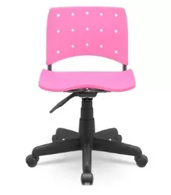 Cadeira Ergoplax Mais Secretária giratória | Sem braços - Assento Polipropileno