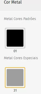 Banqueta Strike Estrutura Preta/Cinza