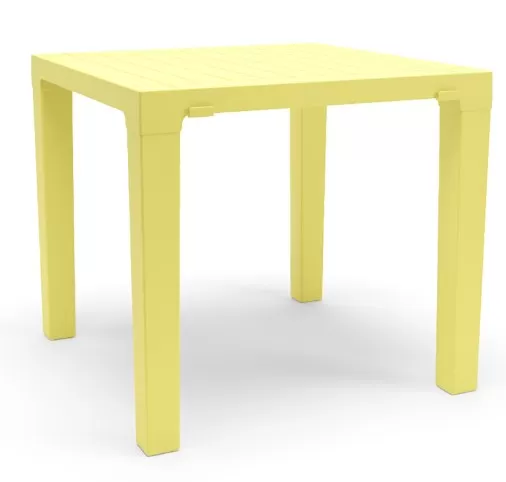 MESA NIL EM TERMOPLÁSTICO ABS DE ALTA RESISTENCIA - QUADRADA 0.80 X 0.80 CM