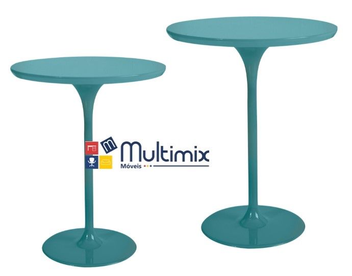 Mesa de Apoio Bari - Alt. 0,50m x Larg. 0,40m x Comp. 0,40m