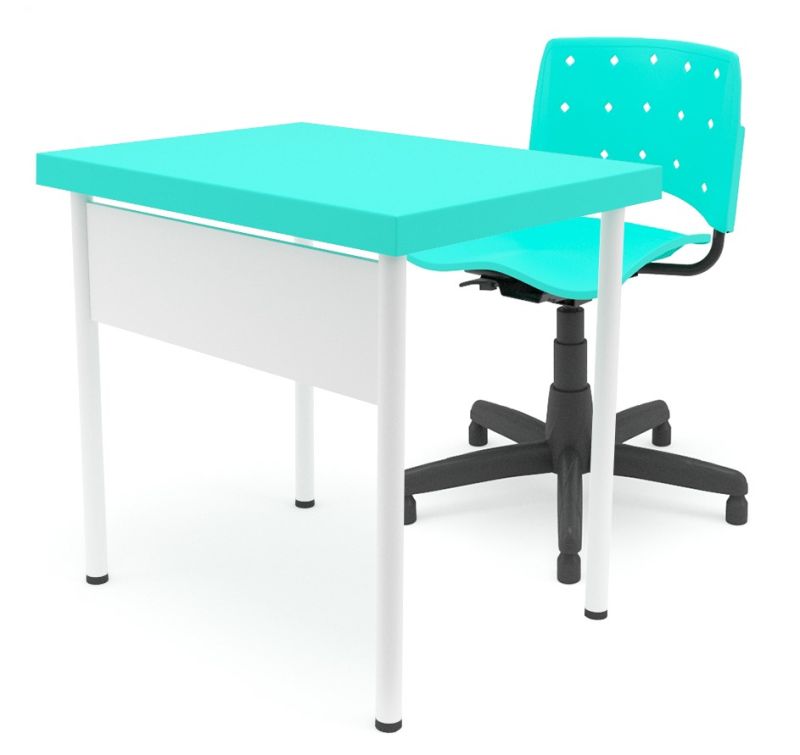 Conjunto Professor com Cadeira Ergoplax Giratória