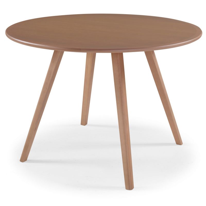 Mesa Redonda Para Área Gourmet Em Madeira Suez | Acabamento Em Verniz - Espaço Casa E Jardim