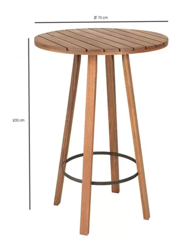 Mesa Bistrô Verona Ø 70 - Linha Mestra Butzke