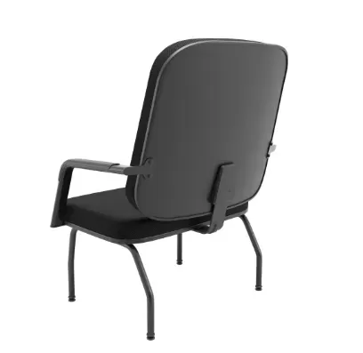 Cadeira Plus Size Fixa 4 Pés com Braço - Até 250 kgs