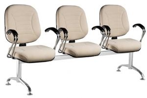 Longarina Petunia 5 Lugares - Cromada