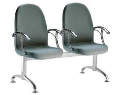 Longarina Regor 2 Lugares - Cromada