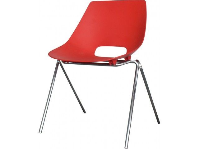 Cadeira Oki - Estrutura Fixa Cromada