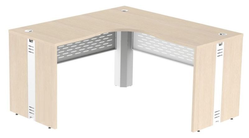 Mesa Delta 1200 X 1400 - Painel Em Aço - Attuale I Impéria Premium 25 Mm