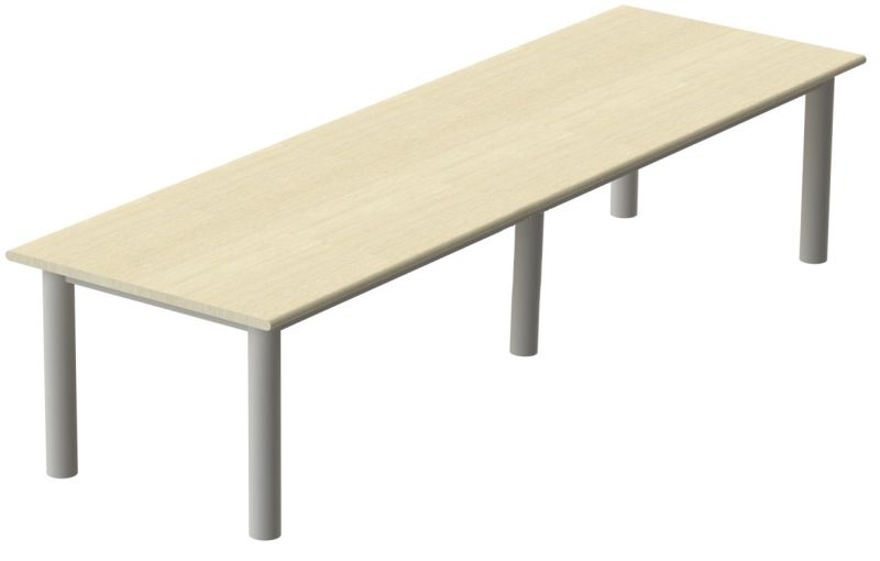 Mesa Refeitório 8 Lugares - Larg. 2,60 M X Prof. 80 Cm X Alt.72 Cm | Tampo Mdp 18mm Melamínico