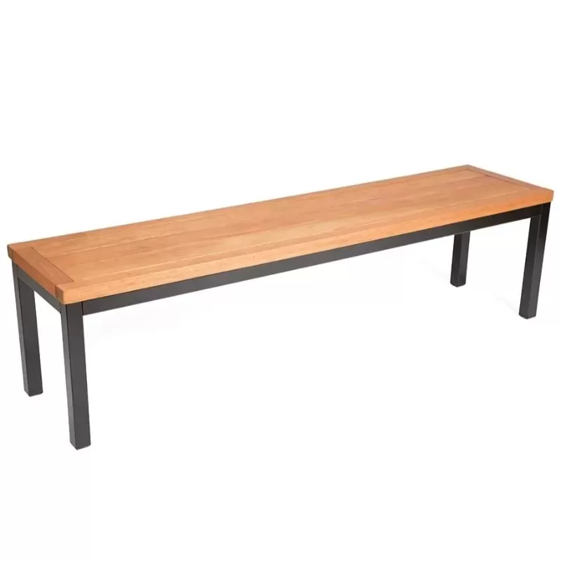 Banco Ipanema Sem Encosto Com Pés De Aço Carbono 160 - Linha Mestra Butzke