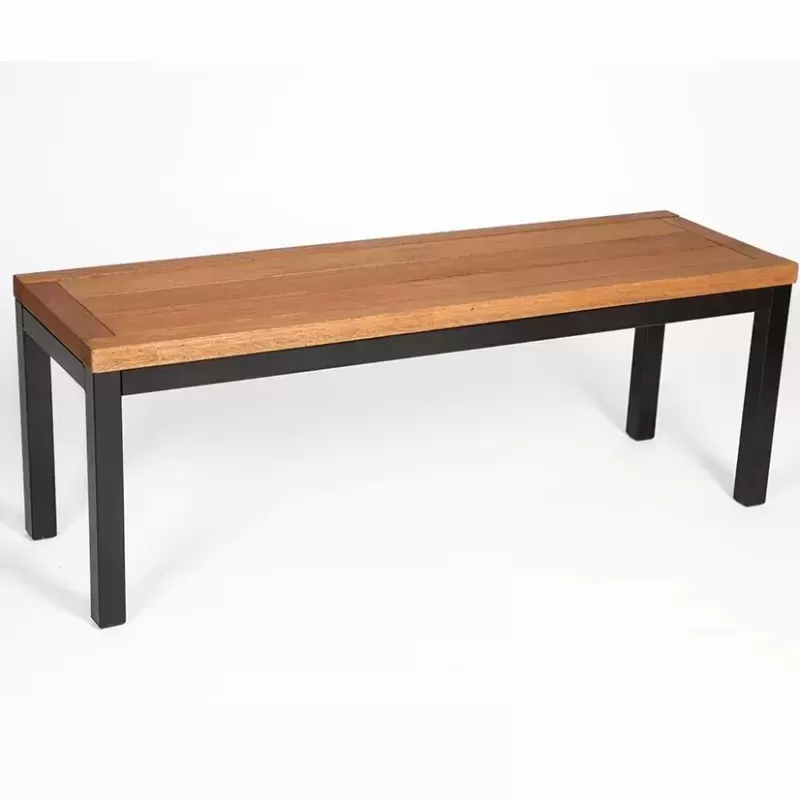 Banco Ipanema Sem Encosto Com Pés De Aço Carbono 120 - Linha Mestra Butzke