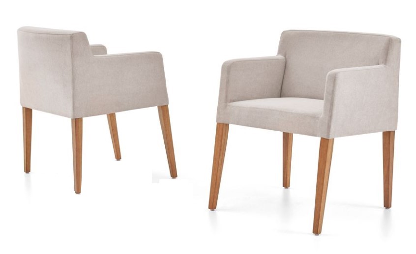 Poltrona Chandler 1 Lugar I Diversas Opções De Revestimento I Com 0,61 M De Comprimento