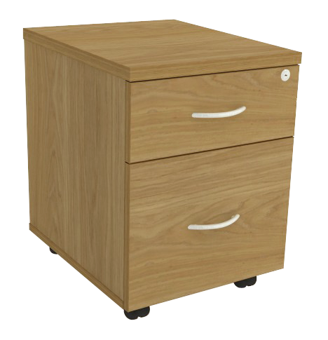 Gaveteiro Volante - 1 Gaveta + 1 Gaveta Para Pasta Suspensa *Com Chave | Corpo Em Madeira 400 X 485 - Impéria Premium 25mm