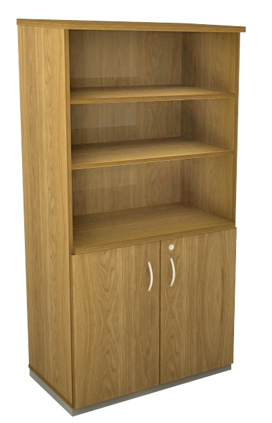 Armário Alto Executivo - Com Chave E Corpo Em Madeira | Larg. 80cm X Prof. 50cm X Alt. 160cm - Impéria Premium 25mm