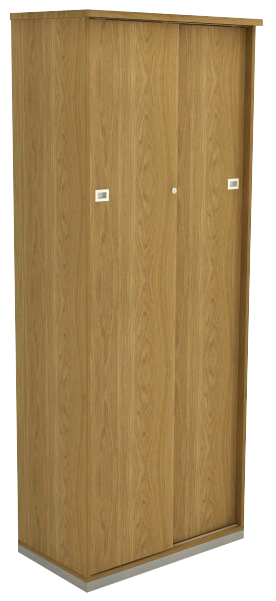 Armário Teto Fechado *Porta De Correr - Com Chave E Corpo Em Madeira | Larg. 90cm X Prof. 43,5cm X Alt. 210cm - Impéria Premium 25mm