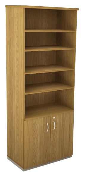 Armário Teto Executivo - Com Chave E Corpo Em Madeira | Larg. 80cm X Prof. 50cm X Alt. 210cm - Impéria Premium 25mm