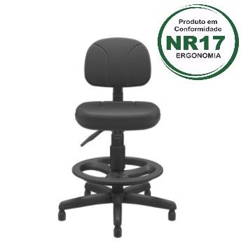 Cadeira Ergonômica Operativa Caixa Secretária *Sem Braços