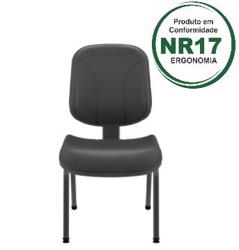 Cadeira Operativa Premium Diretor - Base 4 Pés *Sem Braços