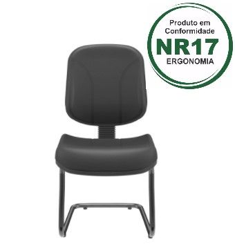 Cadeira Operativa Premium Diretor - Base Aproximação *Sem Braços