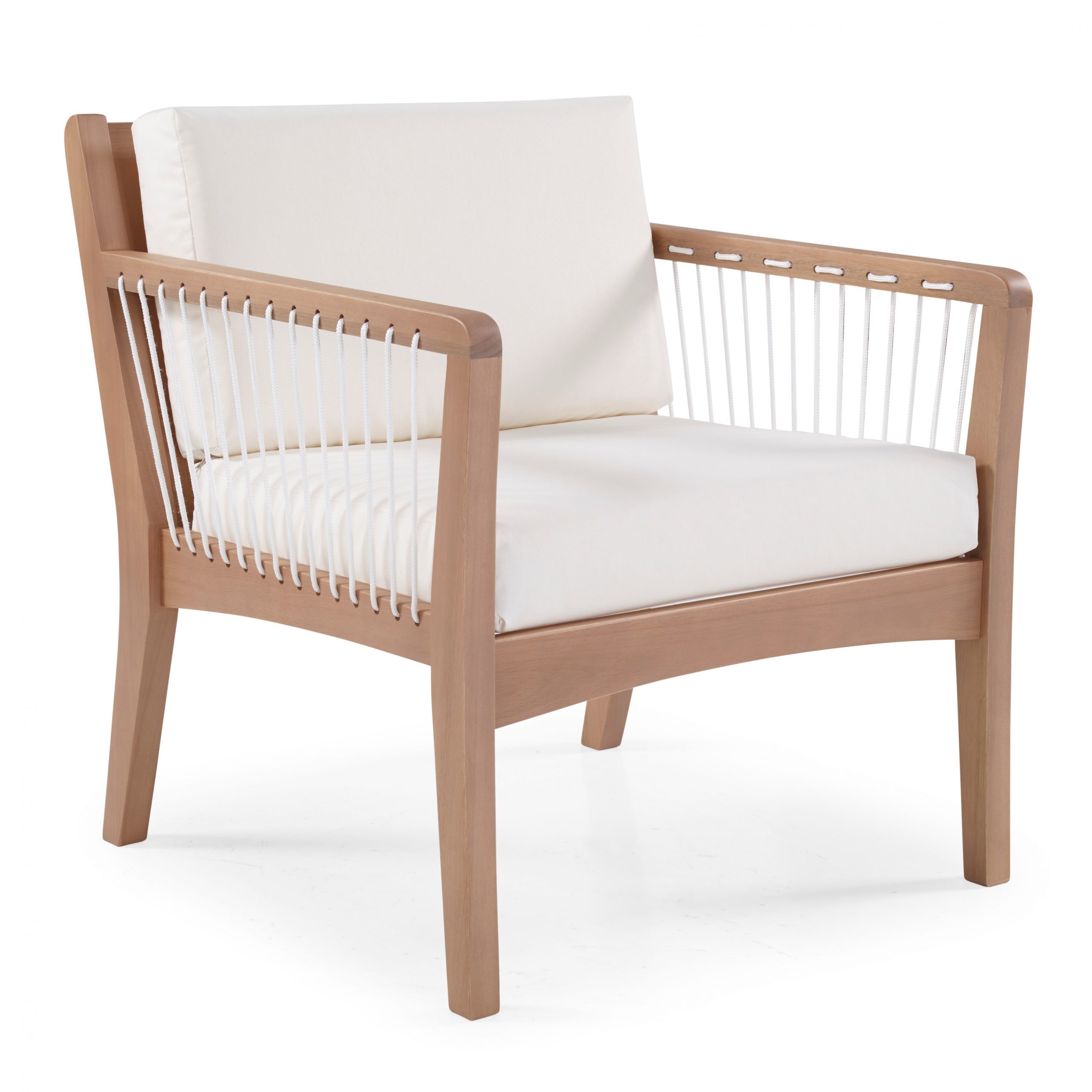 Poltrona Para Área Gourmet Em Madeira York | Acabamento Em Verniz - Espaço Casa E Jardim