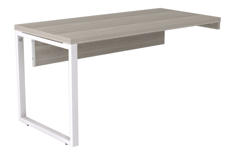 Mesa Diretiva Pé Quadrado Para Armário Lado Direito 150 X 70 | Linha Prima ARQ 40mm