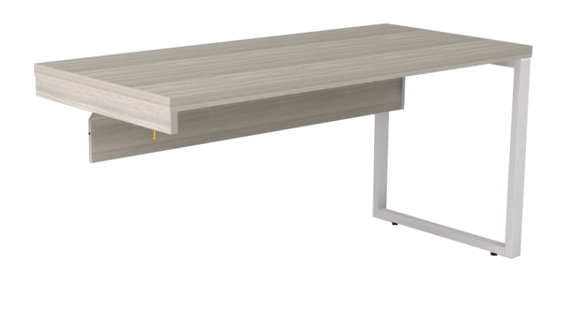 Mesa Diretiva Pé Quadrado Para Armário Lado Esquerdo 170 X 70 | Linha Prima ARQ 40mm