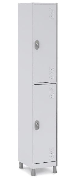 WM40021 - Roupeiro De Aço 2 Portas | Chapa 26 - Pitão P/ Cadeado *linha Premium W3