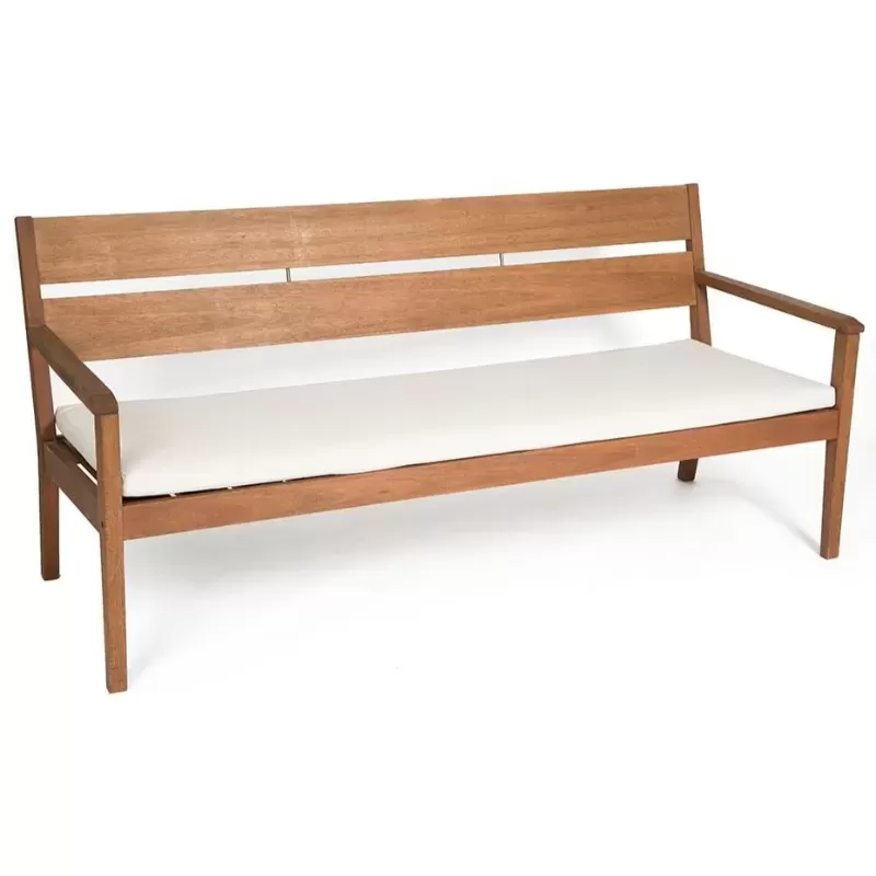 Banco / Sofá Verona 3 Lugares Com Almofadas - Linha Mestra Butzke