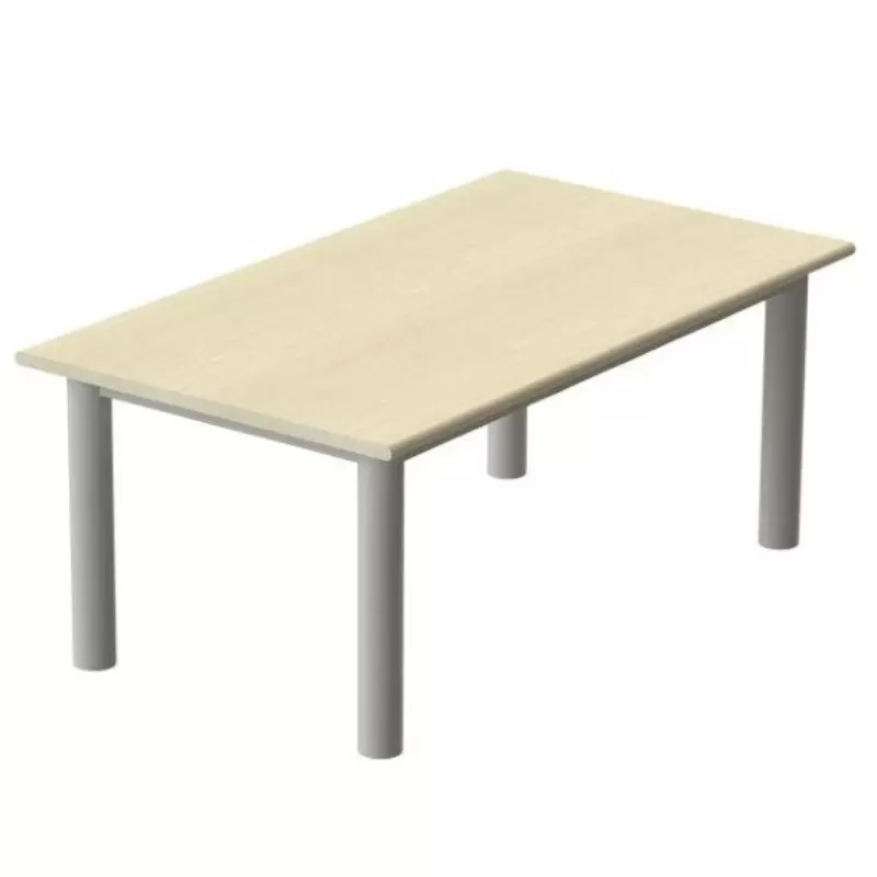 Mesa Refeitório 4 Lugares - Larg. 1,20 M X Prof. 80 Cm X Alt.72 Cm | Tampo Mdp 25mm Melamínico