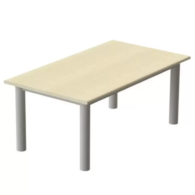 Mesa Refeitório 4 Lugares - Larg. 1,20 M X Prof. 80 Cm X Alt.72 Cm | Tampo Mdp 18mm Melamínico