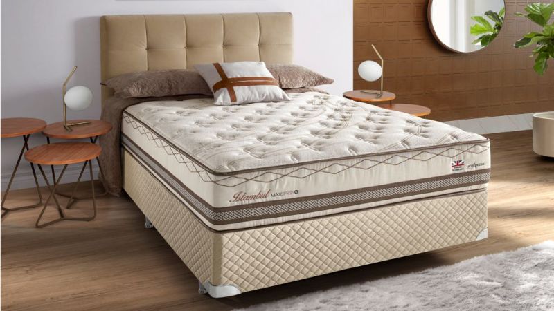 Cabeceira Estofada Veneza Para Cama Casal